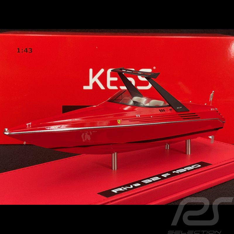 Motorboot Riva Motoscafo 32 Ferrari 1990 24cm Rot 1/43 Kess KE43065000