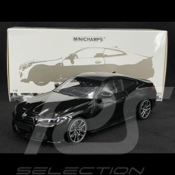 BMW M4 2024 Noir Métallique 1/18 Minichamps 110020141