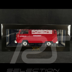 Volkswagen Combi T2B Porsche Renndienst Stuttgart Zuffenhausen 1972 Rouge 1/18 KK Scale KKDC181412