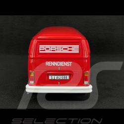 Volkswagen Combi T2B Porsche Renndienst Stuttgart Zuffenhausen 1972 Rouge 1/18 KK Scale KKDC181412