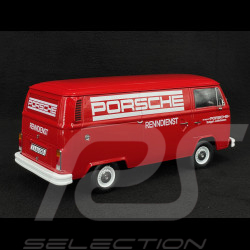 Volkswagen Combi T2B Porsche Renndienst Stuttgart Zuffenhausen 1972 Red 1/18 KK Scale KKDC181412