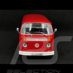 Volkswagen Combi T2B Porsche Renndienst Stuttgart Zuffenhausen 1972 Rot 1/18 KK Scale KKDC181412
