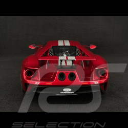 Ford GT 2017 Liquid Red / Bandes Argentées 1/12 Autoart 12106