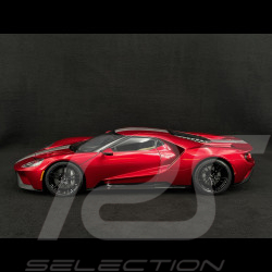 Ford GT 2017 Liquid Red / Silver Stripes 1/12 Autoart 12106