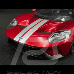 Ford GT 2017 Liquid Red / Silver Stripes 1/12 Autoart 12106