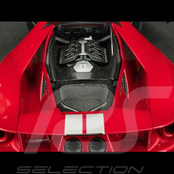 Ford GT 2017 Liquid Red / Silver Stripes 1/12 Autoart 12106