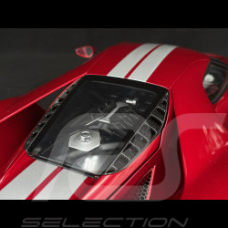 Ford GT 2017 Liquid Red / Bandes Argentées 1/12 Autoart 12106