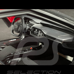 Ford GT 2017 Liquid Red / Silver Stripes 1/12 Autoart 12106