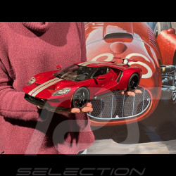 Ford GT 2017 Liquid Red / Silberstreifen 1/12 Autoart 12106
