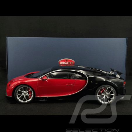 Bugatti Chiron 2017 Italian Red / Nocturne Black 1/12 Autoart 12113