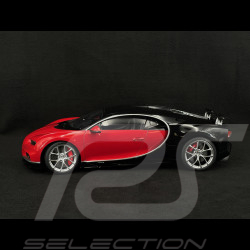 Bugatti Chiron 2017 Rouge Italien / Noir Nocturne 1/12 Autoart 12113