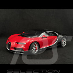 Bugatti Chiron 2017 Rouge Italien / Noir Nocturne 1/12 Autoart 12113