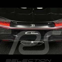 Bugatti Chiron 2017 Italienisches Rot / Nocturne Schwarz 1/12 Autoart 12113