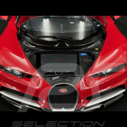 Bugatti Chiron 2017 Rouge Italien / Noir Nocturne 1/12 Autoart 12113