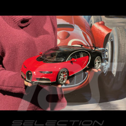 Bugatti Chiron 2017 Italian Red / Nocturne Black 1/12 Autoart 12113