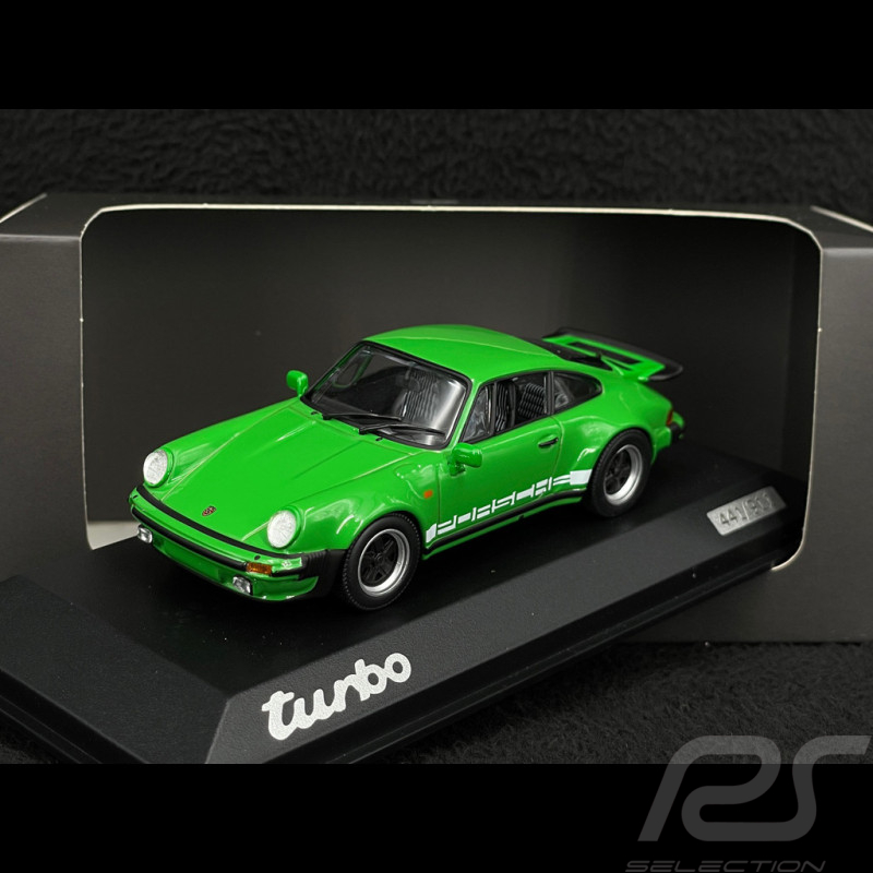 TRES RARE Porsche 911 Turbo 3.0 Type 930 1976 Vert Vipère 1/43 Minichamps WAP0202210S930