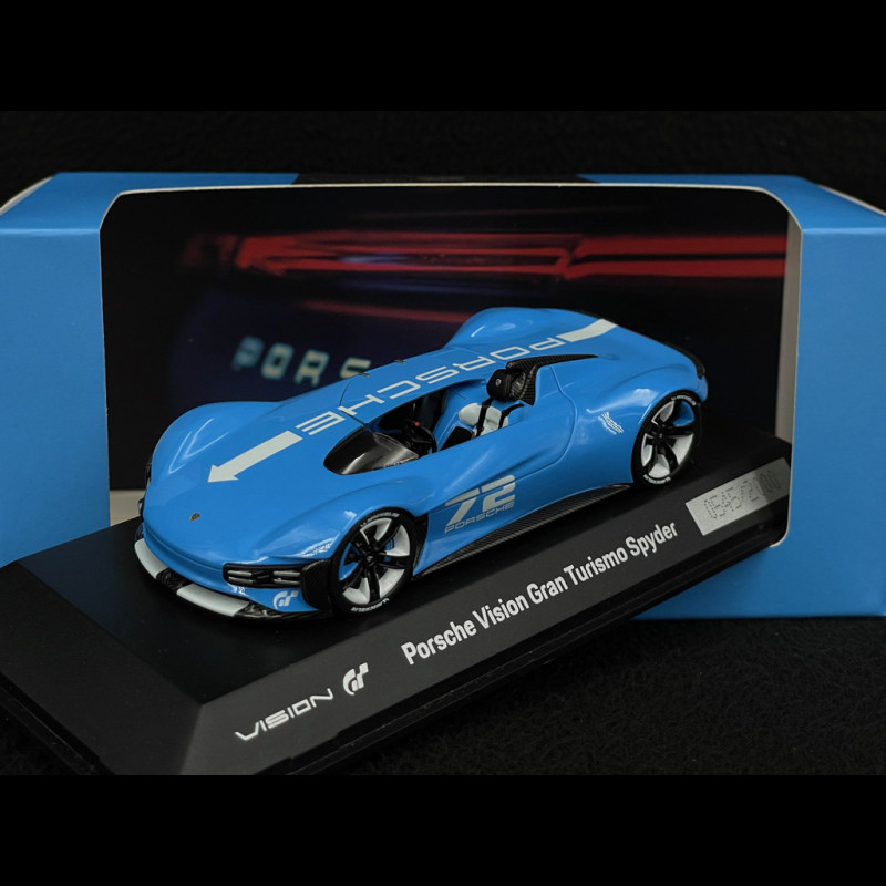 Porsche Vision Gran Turismo Spyder 2022 Light Blue 1/43 Spark