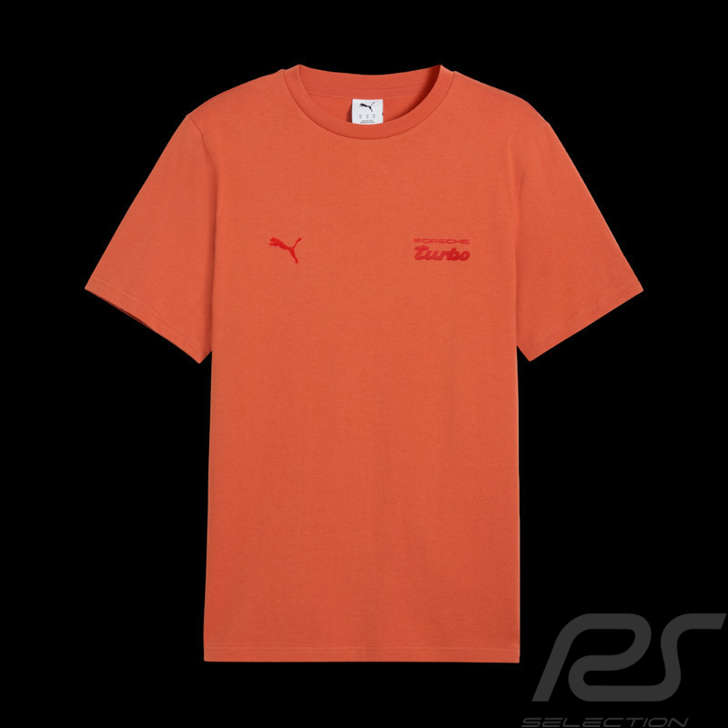 T-shirt Porsche Turbo Puma Corail 634495-20 - mixte