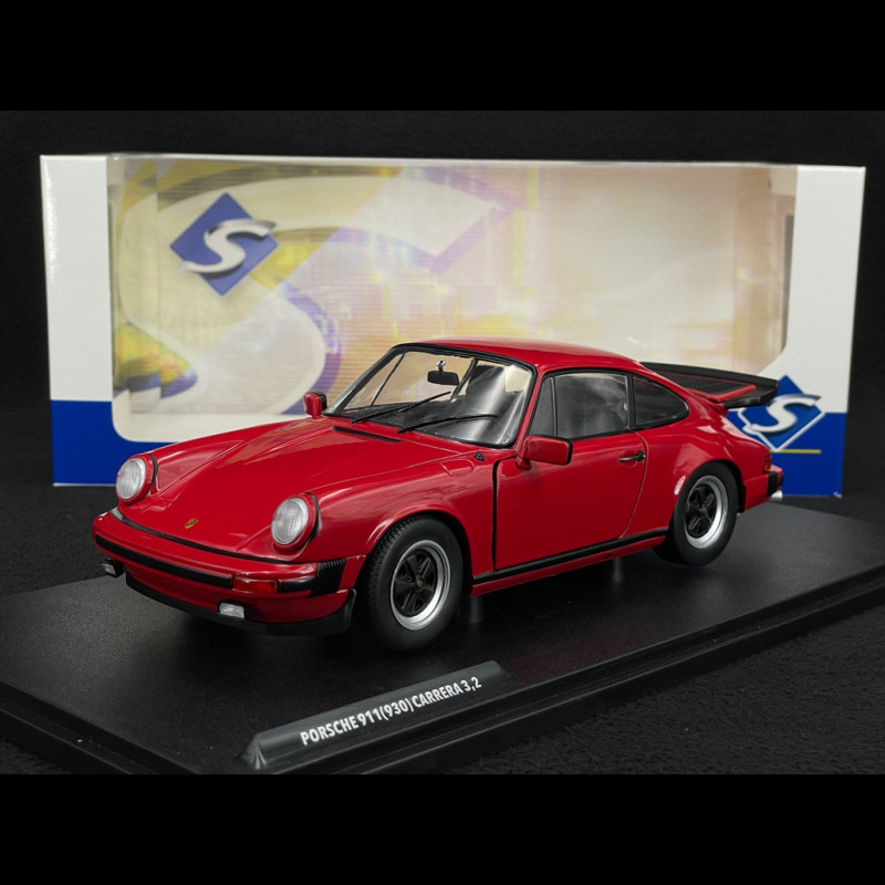 ソリド 1/18 ポルシェ 911（930）カレラ 3.2 1984 レッド Solido