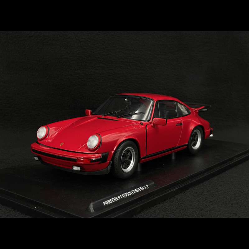ソリド 1/18 ポルシェ 911（930）カレラ 3.2 1984 レッド Solido