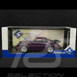 Porsche 911 Turbo Type 964 1990 Violet Blue Metallic 1/18 Solido S1803412