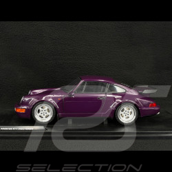 Porsche 911 Turbo Type 964 1990 Violet Bleu Métallisé 1/18 Solido S1803412