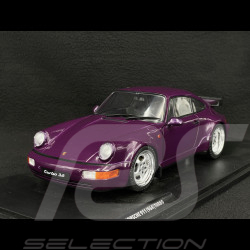 Porsche 911 Turbo Type 964 1990 Violet Bleu Métallisé 1/18 Solido S1803412