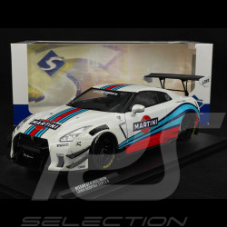 Nissan GT-R R35 Liberty Walk Body Kit 2.0 Martini 2024 Blanc 1/18 Solido S1805819