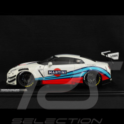 Nissan GT-R R35 Liberty Walk Body Kit 2.0 Martini 2024 White 1/18 Solido S1805819