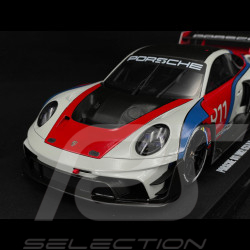 Porsche 911 GT3 R Type 992 n° 911 Rennsport 2023 White / Blue / Red 1/18 GT Spirit GT495
