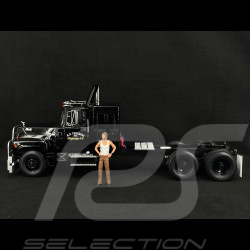 Duo Camion Mack RL 700L 1974 Noir Convoy + Figurine Rubber Duck 1/18 Road Kings