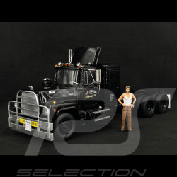 Duo Camion Mack RL 700L 1974 Noir Convoy + Figurine Rubber Duck 1/18 Road Kings