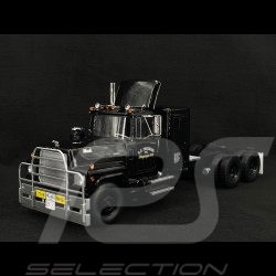 Set of Truck Mack RL 700L 1974 Black Convoy + Rubber Duck Figurine 1/18 Road Kings