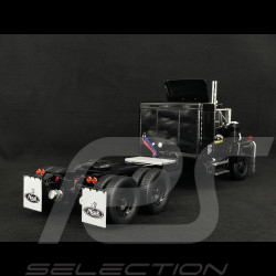 Set of Truck Mack RL 700L 1974 Black Convoy + Rubber Duck Figurine 1/18 Road Kings