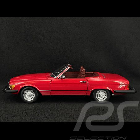 Mercedes 450 SL R107 1985 Rouge US Version Bobby Ewing Dallas 1/12 KK Scale KKDC120261