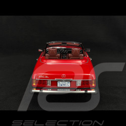 Duo Mercedes 450 SL R107 1985 Rouge US Version + Figurine Bobby Ewing Dallas 1/12 KK Scale