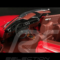 Duo Mercedes 450 SL R107 1985 Rouge US Version + Figurine Bobby Ewing Dallas 1/12 KK Scale
