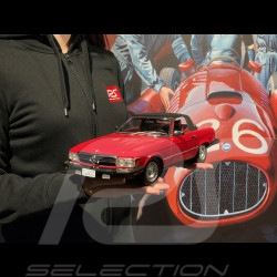 Duo Mercedes 450 SL R107 1985 Rouge US Version + Figurine Bobby Ewing Dallas 1/12 KK Scale