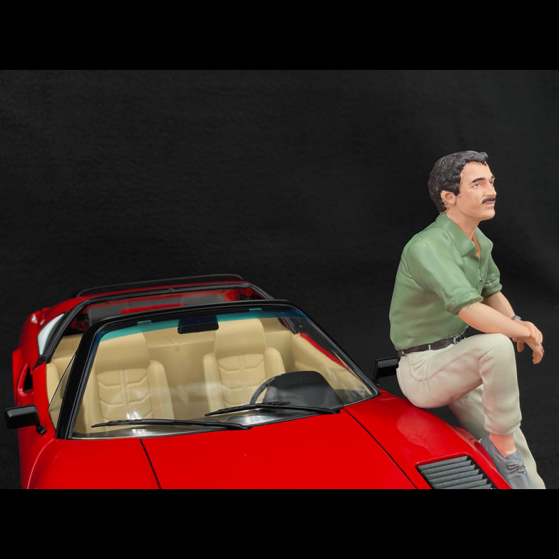 Set of Ferrari 308 GTS Quattrovalvole 1982 Red US Version + Thomas