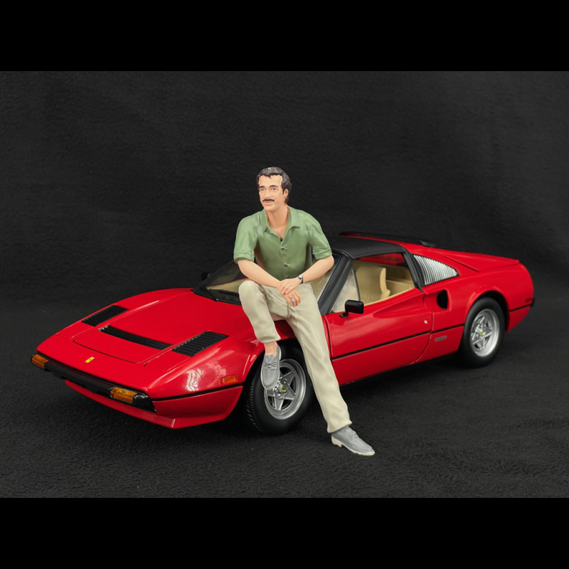 Set of Ferrari 308 GTS Quattrovalvole 1982 Red US Version + Thomas