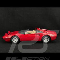 Set of Ferrari 308 GTS Quattrovalvole 1982 Red US Version + Thomas Magnum Figurine 1/12 KK Scale