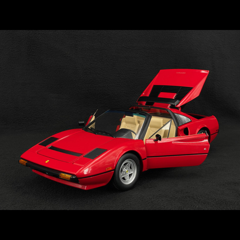 Set of Ferrari 308 GTS Quattrovalvole 1982 Red US Version + Thomas