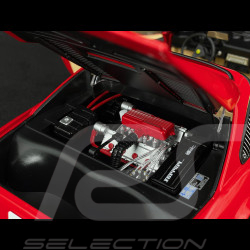 Set von Ferrari 308 GTS Quattrovalvole 1982 Rot US Version + Thomas Magnum Figur 1/12 KK Scale