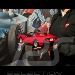 Duo Ferrari 308 GTS Quattrovalvole 1982 Rouge US Version + Figurine Thomas Magnum 1/12 KK Scale