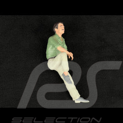 Duo Ferrari 308 GTS Quattrovalvole 1982 Rouge US Version + Figurine Thomas Magnum 1/12 KK Scale