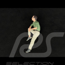 Set of Ferrari 308 GTS Quattrovalvole 1982 Red US Version + Thomas Magnum Figurine 1/12 KK Scale