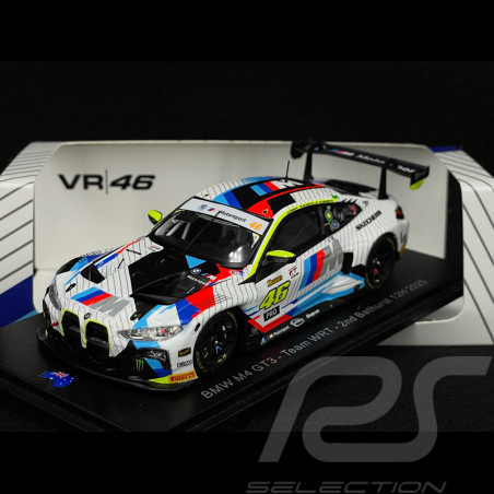 BMW M4 GT3 n° 46 2ème 12h Bathurst 2025 Valentino Rossi 1/43 Spark AS081
