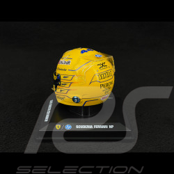 Casque Ferrari Lewis Hamilton n° 44 8ème GP Miami 2025 F1 1/5 LookSmart LSHEL015