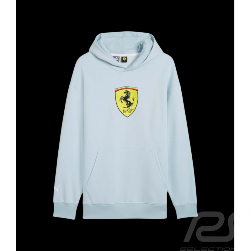 Ferrari Sweatshirt F1 Team Leclerc / Hamilton Puma Hellblau 701231831-001 - unisex