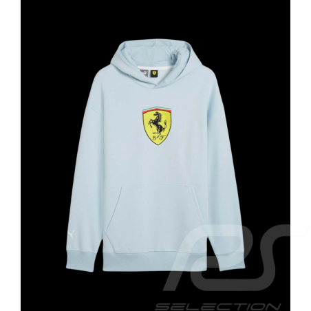 Ferrari Sweatshirt F1 Team Leclerc / Hamilton Puma Hellblau 701231831-001 - unisex